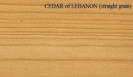 LEBANON CEDAR straight grain